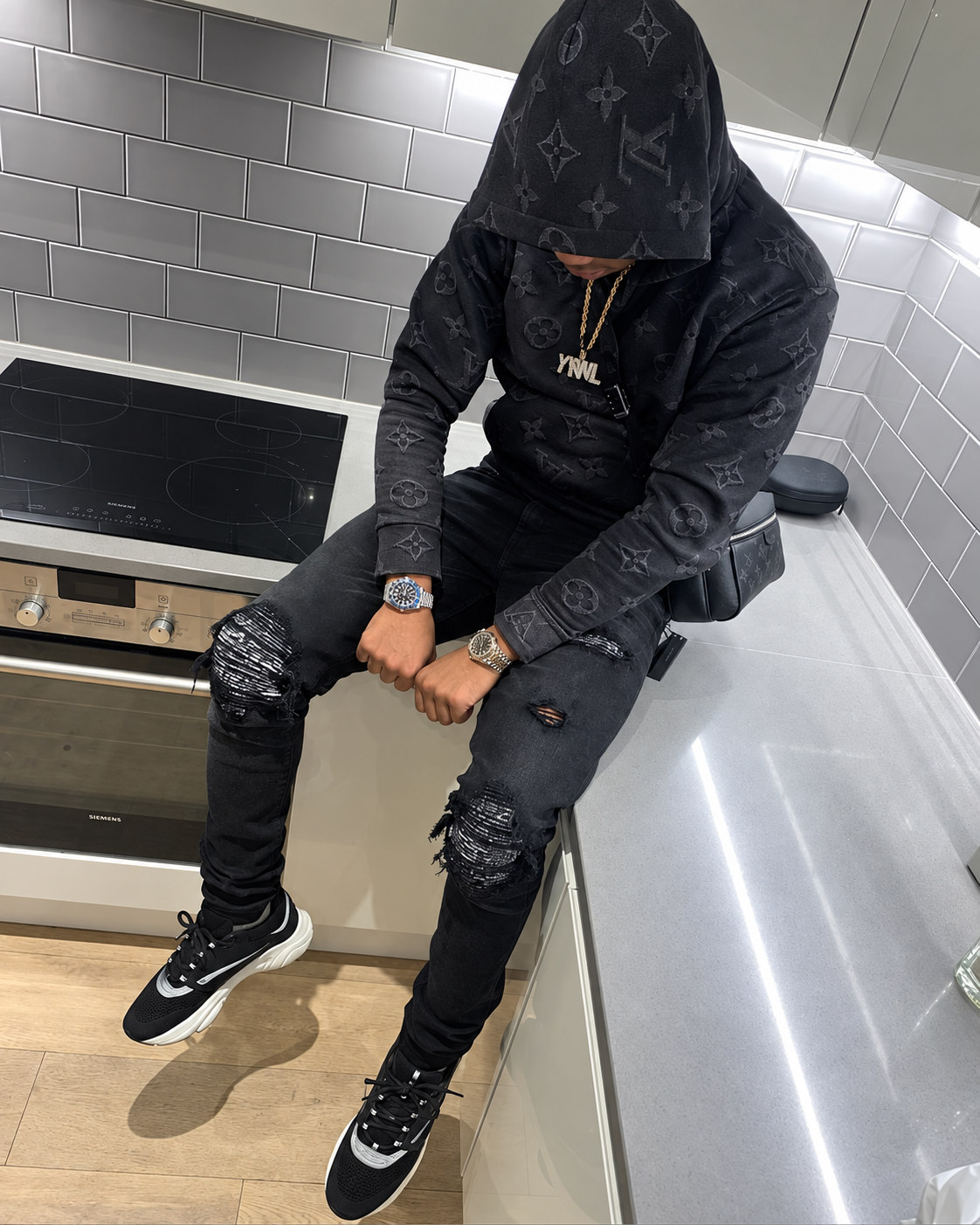 SlimWear Society Black Bandana